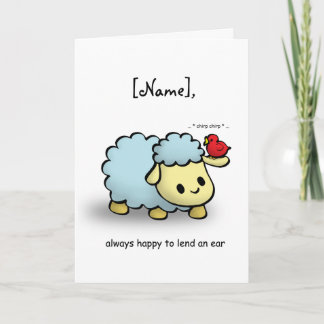 Kaart-een oor lenen kaart