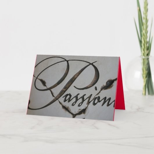 KAART - een Romantische en Hartstochtelijke (Voorkant)