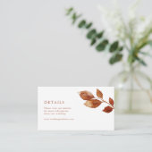 Kaart Eenvoudige Herfst behuizing (Staand voorkant)