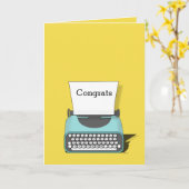  Kaart Eenvoudige inktpatronen voor schrijfmachine (Gele Bloem)