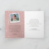 Kaart Eenvoudige scriptkalligrafie nieuwjaarsfoto (Binnen)