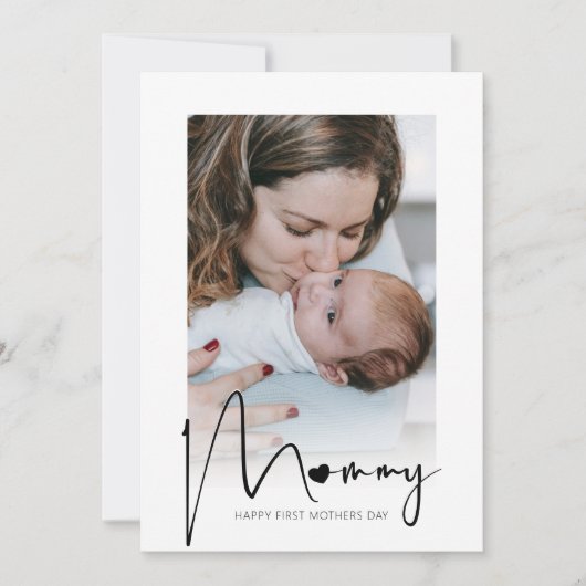 Kaart eerste Moederdag feestdag (Voorkant)