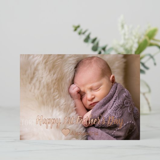 Kaart eerste Vaderdag (Staand Voorkant)