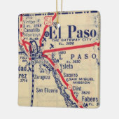 Kaart El Paso TX 1948 Keramisch Ornament (Links)