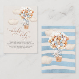 Kaart Elephant Balloon Baby Boeken Enclosure