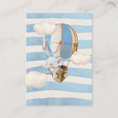 Kaart Elephant Balloon Baby Boeken Enclosure (Achterkant)