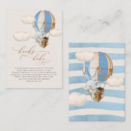 Kaart Elephant Balloon Baby Boeken Enclosure