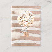 Kaart Elephant Balloon Baby Boeken Enclosure (Achterkant)