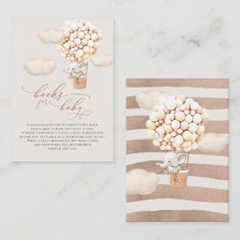 Kaart Elephant Balloon Baby Boeken Enclosure