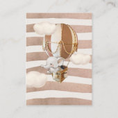 Kaart Elephant Balloon Baby Boeken Enclosure (Achterkant)