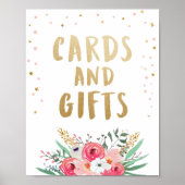 Kaart en Cadeaus Brunch Mousserende Bruidsbloemen Poster (Voorkant)