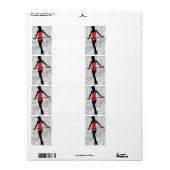 Kaart en Dans Etiket (Full Sheet)