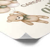 Kaart en Geschenken Teddy Bear Boy teken Poster (Hoek)