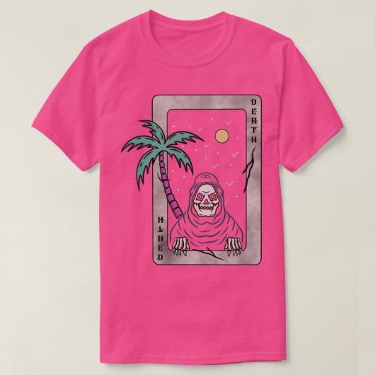 Kaart en schedel t-shirt (Design voorkant)