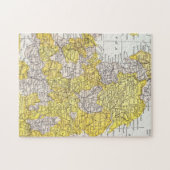 KAART: ENGLAND EN WALES LEGPUZZEL (Horizontaal)