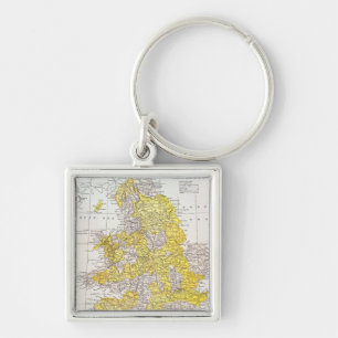 KAART: ENGLAND EN WALES SLEUTELHANGER