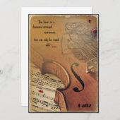 Kaart enkel Hafiz - thousend-stringed instrument (Voorkant / Achterkant)