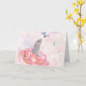 Kaart enkel Rosey (Gele Bloem)