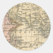  kaart envelop afdichting ronde sticker (Voorkant)