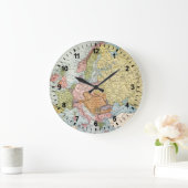 KAART: EUROPA, 1885 GROTE KLOK (Huis)