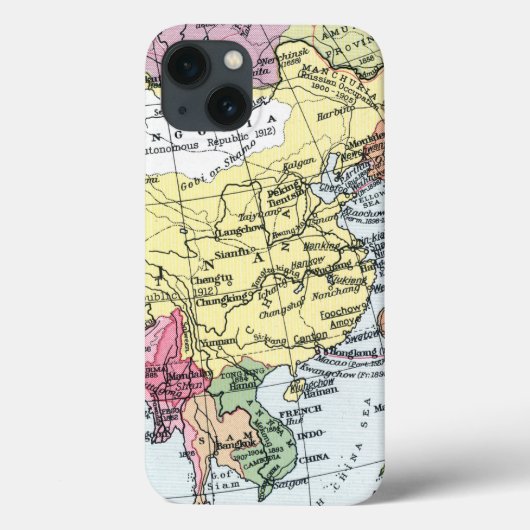 KAART: EUROPA IN AZIË Case-Mate iPhone CASE (Achterkant)