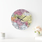 KAART: EUROPA IN AZIË GROTE KLOK (Huis)