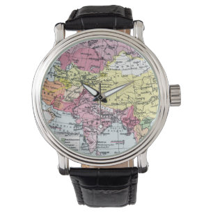 KAART: EUROPA IN AZIË HORLOGE