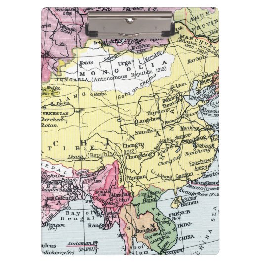 KAART: EUROPA IN AZIË KLEMBORD (Voorkant)