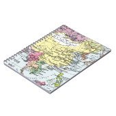 KAART: EUROPA IN AZIË NOTITIEBOEK (Linkerzijde)