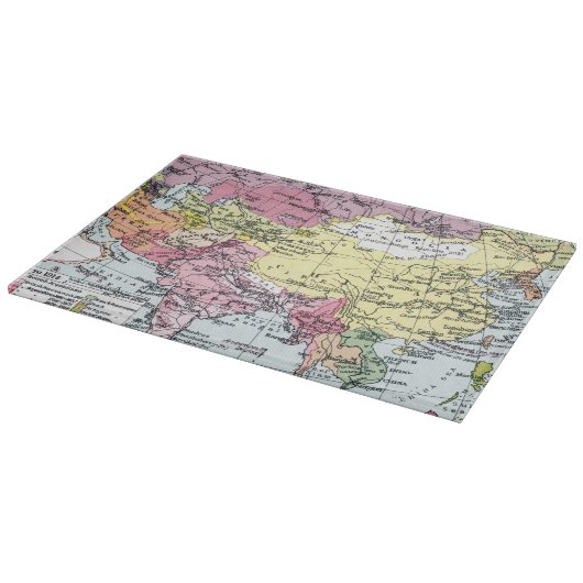 KAART: EUROPA IN AZIË SNIJPLANK (Hoek)