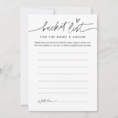 Kaart EVERLEIGH Bucket List Vrijgezellenfeest (Voorkant)