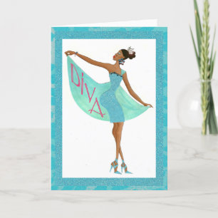 kaart "Fabulous Diva"