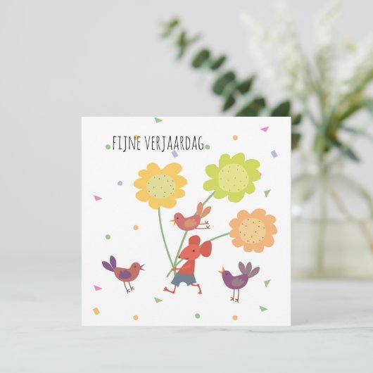 kaart felicitatie (Staand voorkant)