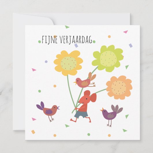 kaart felicitatie (Voorkant)