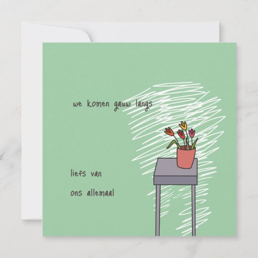 kaart felicitatie (Achterkant)