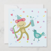 kaart felicitatie aapje (Voorkant)