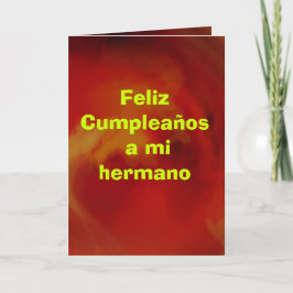 Kaart - Feliz Cumpleaños a mi hermano