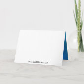 Kaart - Feliz Cumpleaños - Azul (Achterkant)