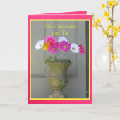 Kaart - Feliz Cumpleaños een mi Tía - een Las (Gele Bloem)