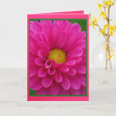 Kaart - Feliz Cumpleaños een mi Tía - La Dalia (Gele Bloem)