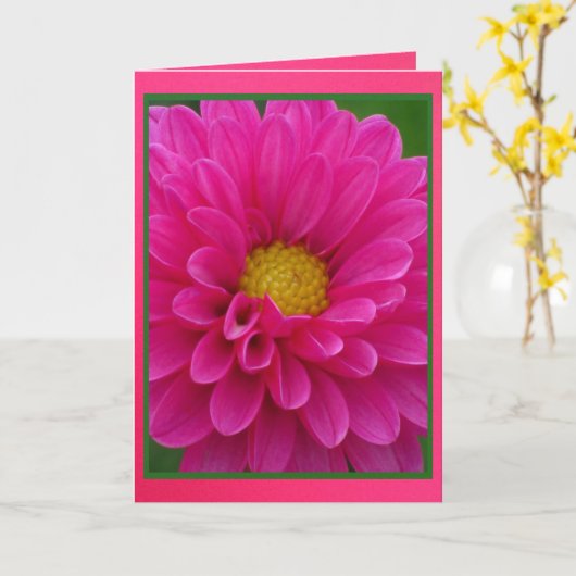 Kaart - Feliz Cumpleaños een mi Tía - La Dalia (Gele Bloem)