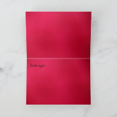 Kaart - Feliz Cumpleaños - Rood Abstract Art. (Binnen)