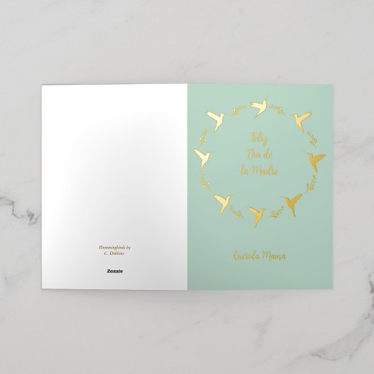  Kaart Feliz Dia De Las Madres (Buiten Laag)