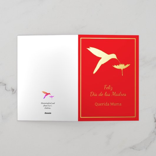  Kaart Feliz Dia De Las Madres (Buiten Laag)