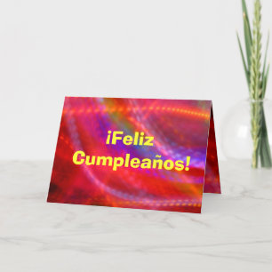Kaart - Feliz Veelkleurige Cumpleaños -