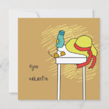 kaart fijne vakantie