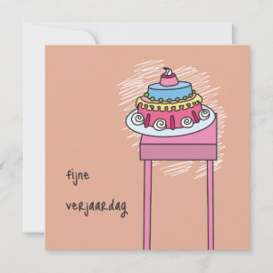 kaart fijne verjaardag