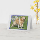 Kaart "Flappy " van de Verjaardag van het golden (Gele Bloem)