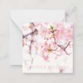 KAART FLAT NOTE: CHERRY BLOSSOM BRANCH NOTITIEKAARTJE (Voorkant)