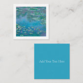 KAART FLAT NOTE : "WATERLIL" PER MONET NOTITIEKAARTJE (Voorkant / Achterkant)